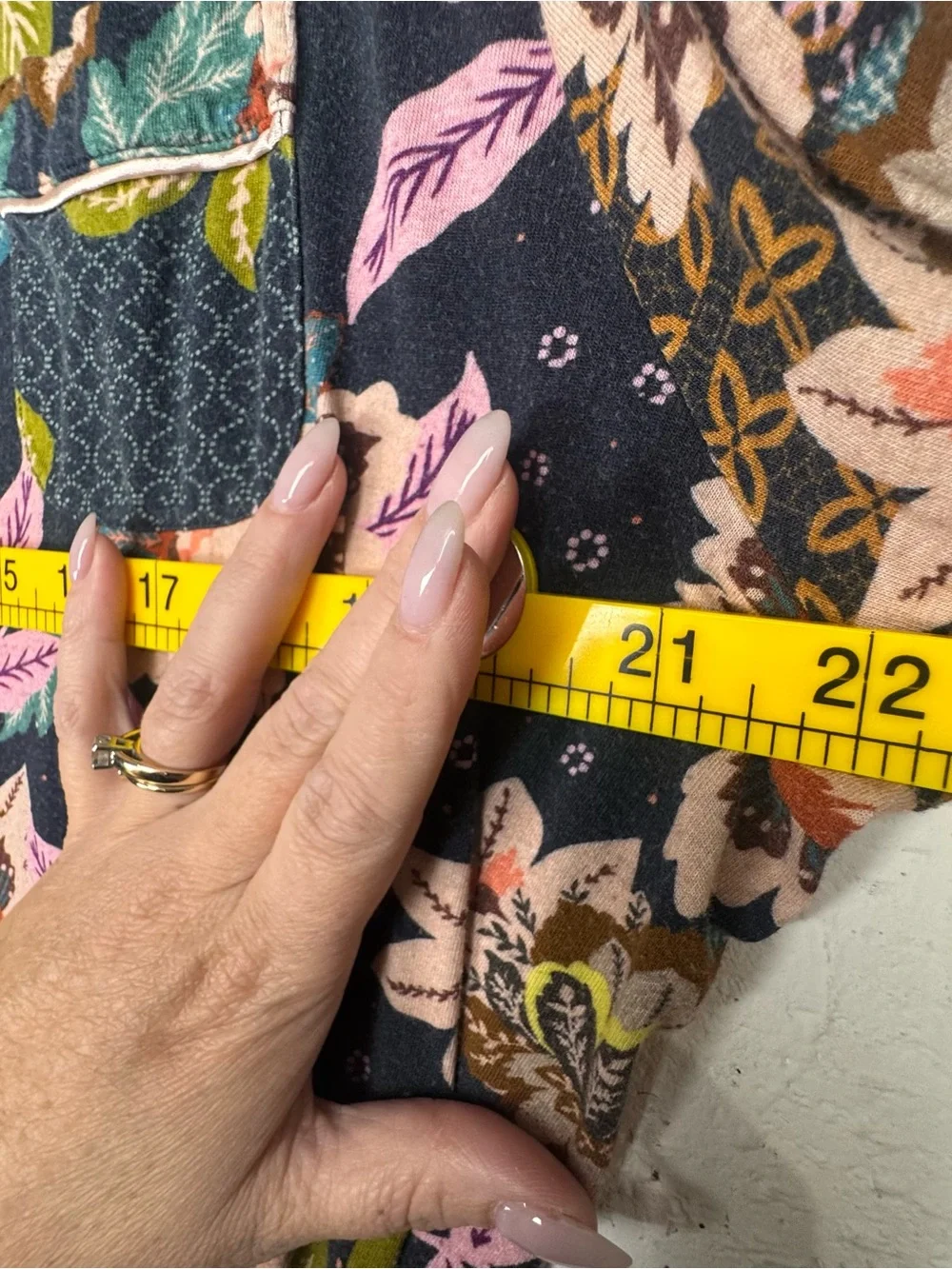 Johnny Was THE CARLY PJ SET XXL Pajama Pants and long sleeve Floral Boho